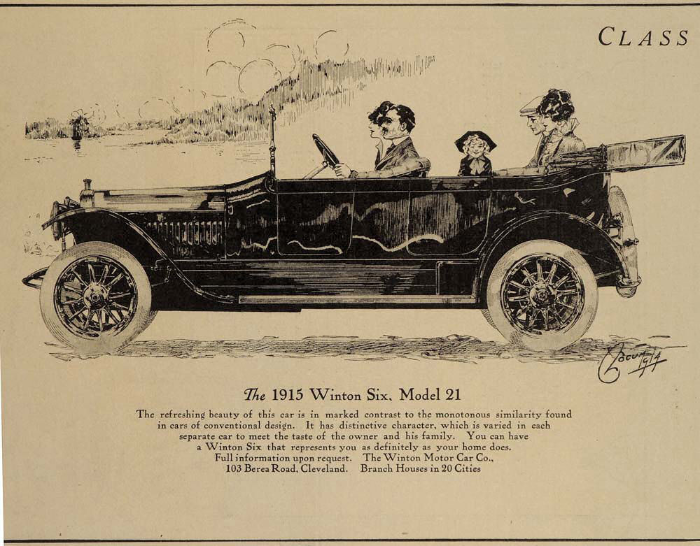 1915 Winton Auto Advertising